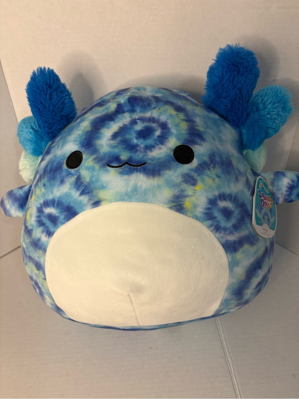 Philipe the Tie Dye Axolotl Squishmallow Squish-Doos 14 Inches BNWT